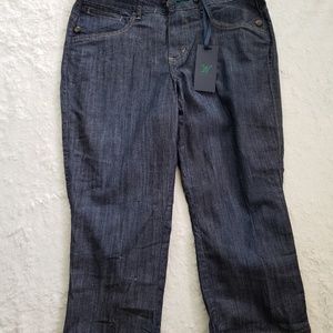 Worn Capri Women's Jeans